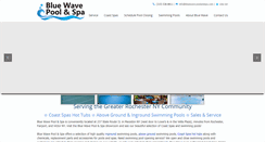 Desktop Screenshot of bluewave-poolandspa.com