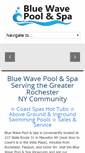 Mobile Screenshot of bluewave-poolandspa.com